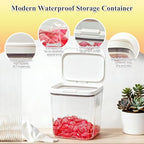 Gute Laundry Pod Holder with Lid - 186oz Sealed Automatic Pop-Up Dispenser, Laundry & Dishwasher Pods for Laundry Room Organization-5.5L - color: 5.5L