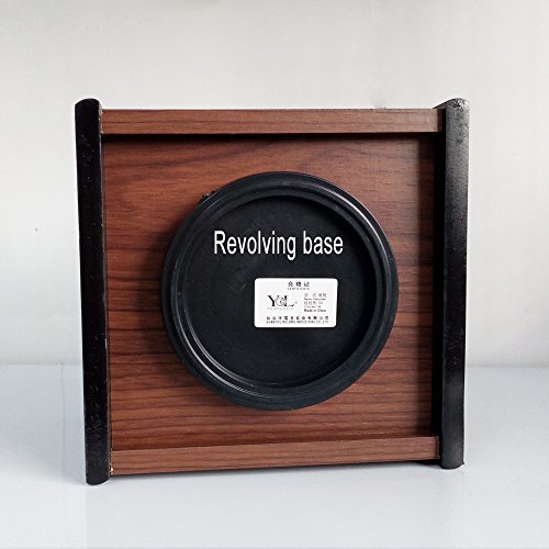 Rotating remote control holder, pen holder for desk,Wooden remote storage Organizer,TV remote control caddy@YCL872R Pen container