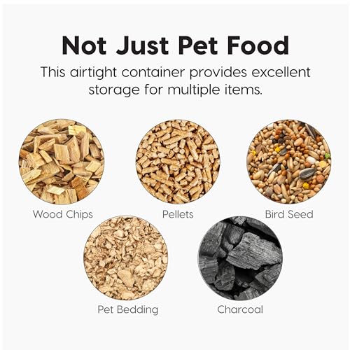 IRIS USA, Inc. Remington Airtight Pet Food Storage Container, 22-Pounds, Hunter Green - size: 22 lbs