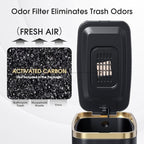 CEROELDA Small Bathroom Trash Can with Lid Soft Close-5L/1.3 Gal Slim Garbage Can-Metal Step Wastebasket-Rectangle Narrow Waste Bin for Office, Bedroom, Toilet, Live Room (Black) - color: Black
