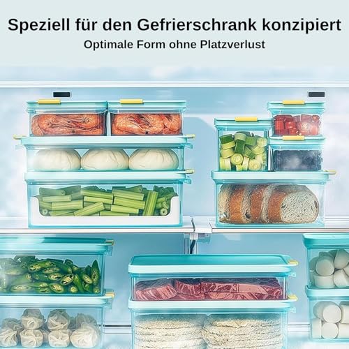 LocknLock Freezer Fit Plastic Freezer Containers | Airtight Stackable Food Storage for Meal Prep | Microwave & Dishwasher Safe | BPA Free Freezer Container with Lid, 750ml - size: 750ml