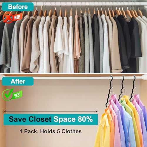 Closet Organizers and Storage,Upgraded Organization and Storage Clothes Hanger,12 Pack College Dorm Room Essentials,Sturdy Closet Organizer Home Essentials Space Saving Hangers for Thick Clothe - size: 12Pack