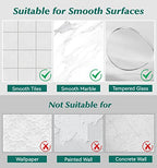 Shower Shelves, 5 Pack Adhesive Clear Acrylic Bathroom Shower Organizer Caddy, Transparent No Drilling Wall Mount Bathroom Storage with Soap Holder and Hooks - color: Clear-5 Pack Set