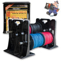 Rack-A-Tiers 2.0 Wire Dispenser – Cable Reel Rack, Electrician Wire Spool Caddy, Multi Reel Wire Dispenser, Spool Rack, 300 lb Capacity (#11480) - size: 2.0