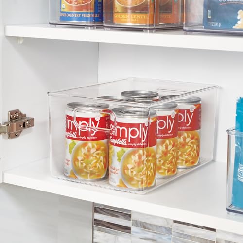iDesign Recycled Plastic Pantry Storage Bin – Linus Collection - Clear - style: Pack of 1