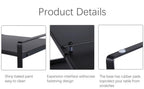 2-Tier Expandable Shelf Organizer for Kitchen Cabinet, Countertop, Pantry & Under-Sink Storage(black)