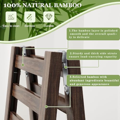 Bamboo Shoe Rack Organizer for Closet and Entryway - Space-Saving Narrow Shoe Stand - Versatile Shoe Holder for Door or Closet Shelf,Garage Bedroom can Freely Stack DIY Small Shoe Racks 2Tier Brown - color: Brown, size: 2-Tier