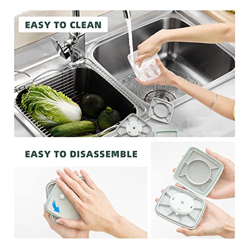 Pop Airtight Containers for Food Storage, Leakproof Air Tight Containers Pantry Storage Containers with Lids - Set of 2 (2.0Qt&0.9Qt) - color: 2 Pcs Set - 2Qt+0.9Qt