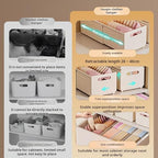 Adjustable Expandable Storage Box, Plastic Organizer and Storage Bins, Drawer Divider, Suitable for Kitchen,Refrigerator, Wardrobes, Bathroom, Office