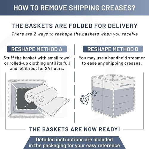 NaturalCozy Storage Cubes 9”x9”x7”Cotton Rope Woven Baskets for Organizing 3-Pack | 9 Inch Cube Storage Bin | Small Basket for Shelf Nursery, Pantry, Decorative Plant, Bathroom Closet, Toy Gift - color: Off White & Gray & Mixed Gray