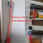 XXHong 2PCS Broom Holder Magnetic Broom Hooks Do Not Require Drilling Warehouse Kitchen Refrigerator Metal Surface Suitable Broom Holder Wall Mount