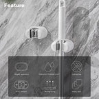 BEZOX Broom Holder, 3 PCS Wall Mount Mop Organizer Gripper, Self-adhesive Cleaning Suppliers Hanger Stands Rack for Bathroom, Kitchen, Garden, Garage Organization Storage - style: Classic