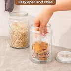 Adodeen 24oz Wide Mouth Mason Jars, 3-Pack Glass Jars With Lids, Pickle Canning Jars For Candy, Sugar, Coffee, Tea, Spice, Cookie, Dishwasher Safe - color: Glass Lid-Sunflower/Bigonia/window(24oz)
