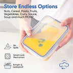 Chef's Path 32 Piece Airtight Food Storage Containers with Easy Snap Lids, 16 Containers and Lids, Stackable Kitchen and Pantry Canisters for Meal Prep and Food Storage - Transparent - color: Pack of 16