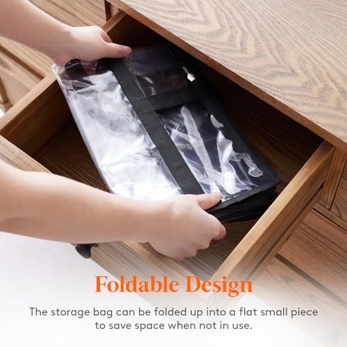 Lifewit 3 Pack Clear Clothes Storage Bags, 95L Plastic Blanket Storage Bag, Vinyl Foldable Moving Bags with Zipper, Closet Organizers and Storage Containers for Bedding, Duvet, Comforter - size: 95L