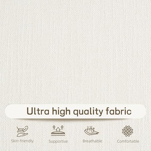 Zihanhome 2 Tier Shoe Rack Bench with Cushion, Solid Wood Shoe Benches, Mid-Century Modern Shoe Storage Bench for Entryway, Hallway, Living Room, Closet, Front Door Entrance, (Beige, 46.5") - color: Beige, size: 46.5"