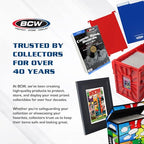 BCW Comic Bin, Black - Holds 150 Comics, Acid Free Storage and Organizer, Heavy Duty Plastic, Stackable, Includes Partition - style: Single