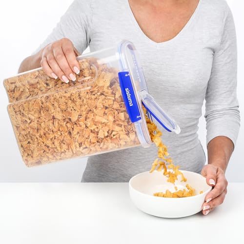 Sistema KLIP IT+ 4.2L Cereal Storage Container, Stackable & Airtight Food Pantry Storage, Dishwasher, Freezer, & Microwave-Safe, BPA-Free - size: 4.2L