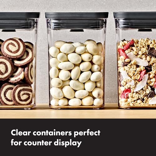OXO Good Grips POP Container — 1.1 Qt/1.0 L — Matte Black, Organization and Storage Solution - color: Matte Black, size: 1.1 Qt