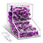 Laundry Pods Container with Spoon, Acrylic Candy Dispenser with 2 Lid, Dishwasher Pod Holder, Laundry Detergent Container, Laundry Organization for Laundry Room, kitchen, Office Used- Stand, 1pcs - color: 1pack