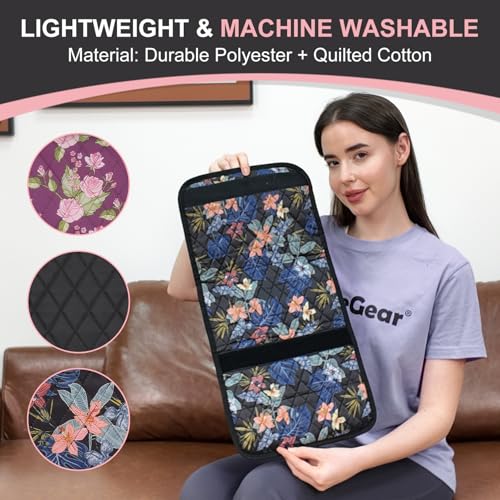 supregear Walker Bag, Universal Seniors Caddy Organizer with Multiple Pockets, Lightweight Accessories for Elderly, Rollators, Wheelchairs and Bedside Rails, Easy to Use Storage Pouch, Black - color: Black