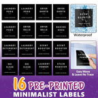 galasily 3 Pack Laundry Pods Container, Clear Laundry Room Organization Containers,Large Acrylic Detergent Powder Storage Containers Black Wooden Lids & Labels, Dryer Sheet Holder - size: 3pack