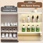 20Pack Shoe Slot Organizers Clear Shoe Stacker Organizer for Closet Shoe Holder Space Saver Rack Storage for Closet (clear, 20Pack) - size: 20 PACK