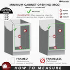 Rev-A-Shelf 22" Pullout Kitchen Cabinet Pantry Organizer with 7 Hanging Hooks with Ball Bearing Slide System, Maple Wood, GLD-W22-SC-7