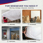 2 PK 4Mil Heavy Duty Full/Twin XL/Twin Mattress Bags for Moving,Clear Plastic Mattress Bags for Storage, Full/Twin Mattress Cover for Moving - size: Full/Twin XL,2 Pack, style: Heavy-Duty Protection (4 Mil Thick)