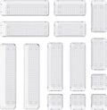 DCA 14 PCS Clear Drawer Organizer, Acrylic Makeup Organizers, Vanity Drawer Organizer Trays, Bathroom Organizers and Storage Bins Ideal Gift for Her
