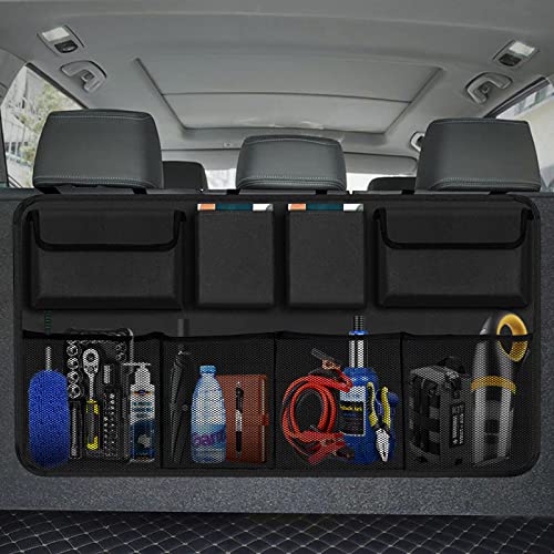 AOPHY Car Trunk Organizer, Large Capacity Car Organizers and Storage with 8 Pockets, Waterproof Backseat Hanging Organizer for SUV, Truck, MPV, Interior Accessories for Men and Women - color: Car Trunk Organizer 8Bag