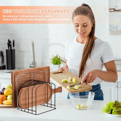 5-Slot Cutting Board Organizer, Bakeware Organizer, and Kitchen Cabinet Organizer for Baking Trays and Cookie Sheets (2pcs Mix packed) - size: 2pcs Mix packed
