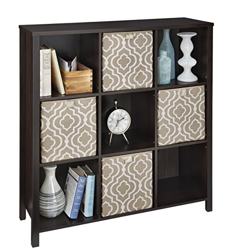 ClosetMaid BR & Name Internal 16058 Premium Adjustable 9-Cube Organizer, Black Walnut - color: Black Walnut, size: 9-Cube