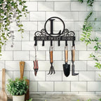 Metal Letter L Key Holder for Wall, Monogram Coat Rack Wall Mount, Key Hooks Perfect for Bathroom, Living Room, Kitchen, Office Ideal Wedding, Anniversary, Housewarming Gift (L) - style: L