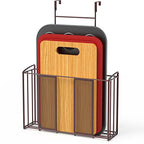 Simple Houseware Over Cabinet Door Organizer, Mesh Bronze - color: Brown