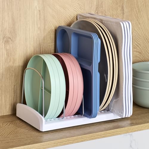YouCopia StoreMore Adjustable Bakeware Rack with Steel Wires, Cookie Sheet Baking Pan and Tray Organizer for Kitchen Cabinet and Pantry Storage, Premium Edition - size: Premium