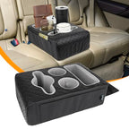 Back Seat Cup Holder for Car, Truck Bed Organizer, Car Truck Boat Organizer, Couch Cup Holder Expander Tray Holds Fit for Coffee Drink Food Snacks Remote with Side Pockets - style: Extended Style