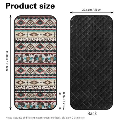 Aztec Tribal Geometry Leopard Print Couch Arm Cover Recliner Arm Rest Covers Washable Sofa Armchair Protector for Pet Dog Cats Easy to Install - color: Aztec Tribal Geometry Leopard