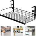 Under Desk Cable Management Tray Cord Wire Shelf Organizer (Large) - size: Large