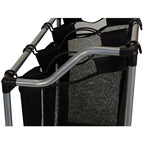 Household Essentials Triple Laundry Sorter with Wheels, Tapered Metal Frame, Removable Polyester Bags, Ventilated, Smooth Rolling Casters, Great for Sorting Laundry Large