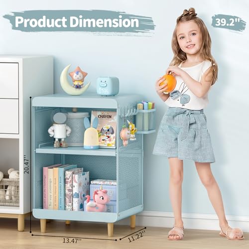 SYKIARIOL Kids Nightstand,Kids Bedside Table,Teen Girls Night Stand,Toddler Night Stand,End Table for Girls Room Storage,Mint Green Nightstand - color: Classic Mint Green