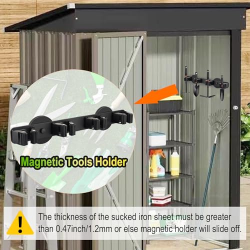 Strong Magnetic Mop Broom Holder, Heavy Duty Magnetic Mop Hanger for Refrigerators, Magnet Wall Mount Broom Holder for Cleaning Tools, Anti-slip Storage Rack for Home Kitchen Workshop Laundry Garage - size: D66 Magnetic Mop Hanger