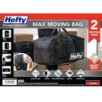 Hefty Moving Bag – Extra Large Double Zipper Backpack – Heavy Duty, Water Resistant, Foldable, Reusable Packing & Storage Tote with Shoulder Straps for Garage and Basement Organization – 2 Pack - size: 11 Gal - Moving Bag