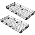 NADAMOO Large Under Bed Storage with Wheels, Low Profile Rolling Under Bed Storage Containers，Foldable Metal Under the Bed Organizer Bins for Bedroom，2 Packs - style: Pack of 2