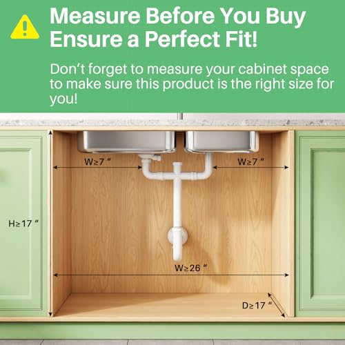 Kitstorack Under Sink Organizer, 1-Pack 3-Tier Height Adjustable Thickened Metal Pull out Cabinet Organizer Shelf, Slide out Storage Drawer Rack for Bathroom Kitchen Pantry Home Laundry Organization - color: White, size: 1 Pack