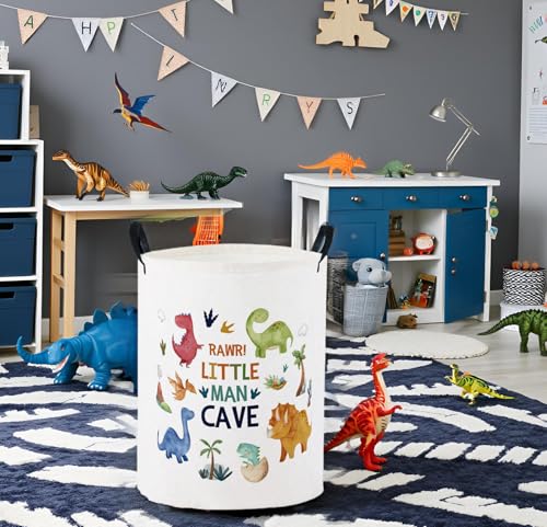 Baby Laundry Basket Baby Nursery Hamper Kids Laundry Basket Toy Storage Bin for Boys Room Decor Gift Baskets for Bedroom Bathroom(Dinosaur) - color: Dinosaur