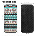 Blue Aztec Tribal Geometry Print Armrest Cover for Sofa Control Holder Sofa Armrest Organizer for Magazine, Tablet, Phone, iPad Chair Arm Covers 44x20 inch Couch Cover - color: Blue Aztec Tribal Geometry
