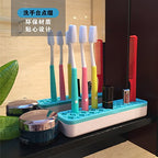 Desktop Organizers ,Cosmetic Storage Box& Desktop Storage Box Blue - color: Blue