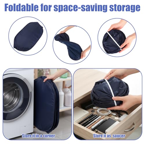 5 Pack Pop-Up Mesh Laundry Basket,5 Colors Pop Up Mesh Hamper,Open Laundry Baskets with Durable Handle Plastic Clothes Baskets for Home College Dorm Travel