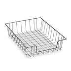 Fellowes Workstation 3" Letter Desk Tray Organizer, Wire, Black (60112) - size: 14.1" x 10" x 3"